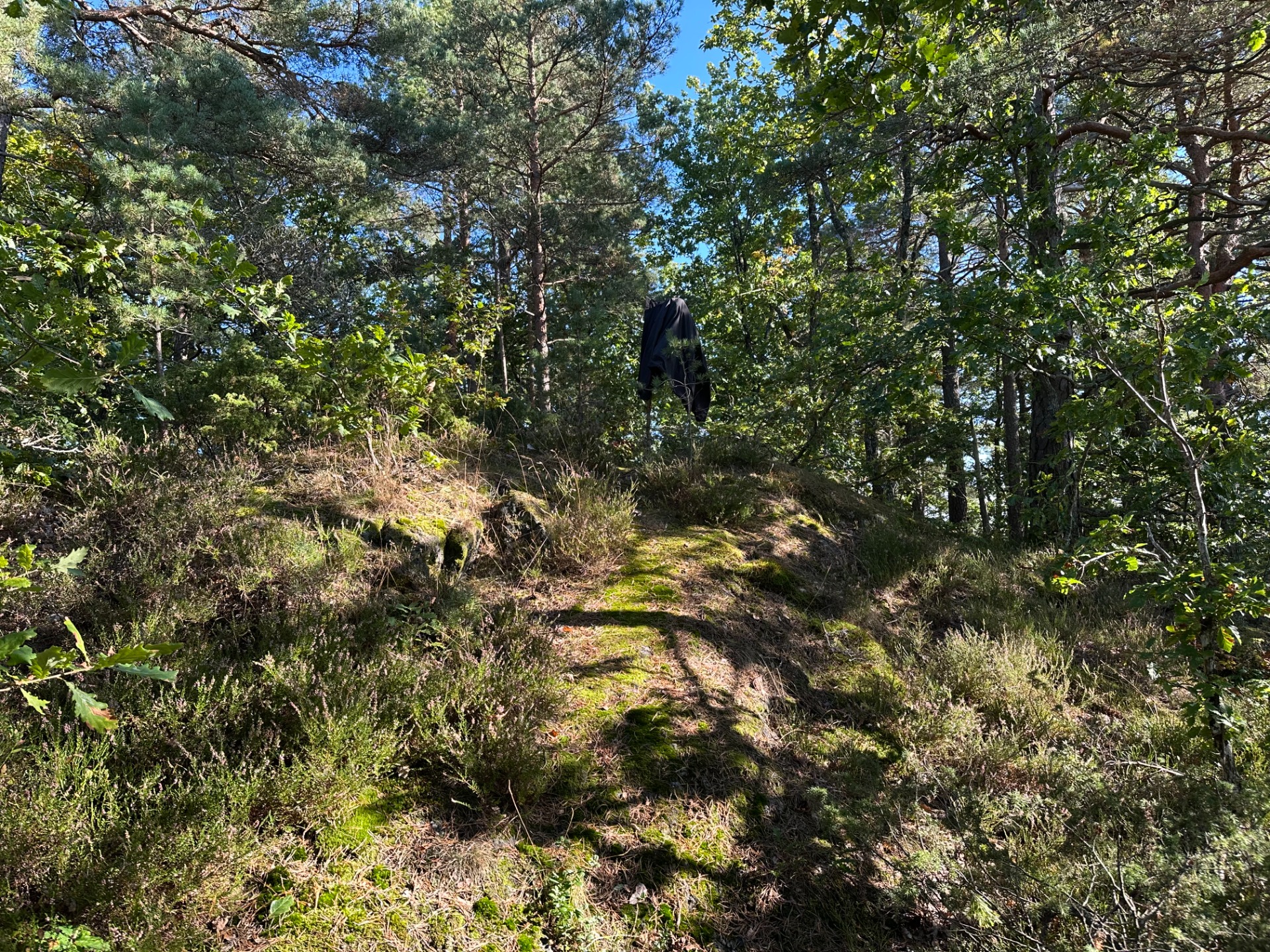 Øverste platå 2.05 km. Fortsett rett frem