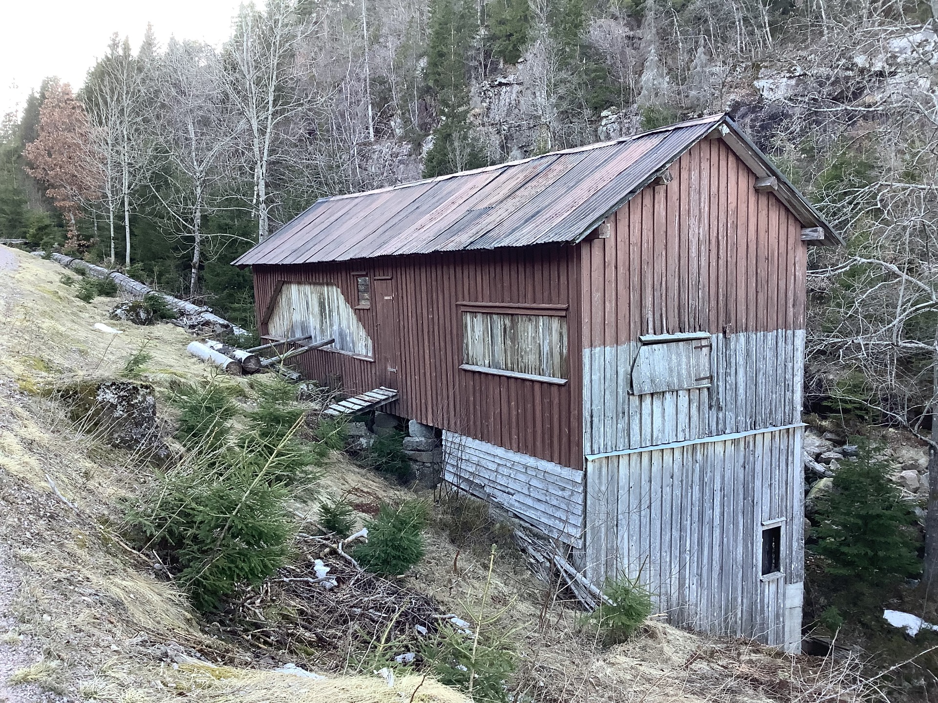 Vassag like nedenfor Risdal gård